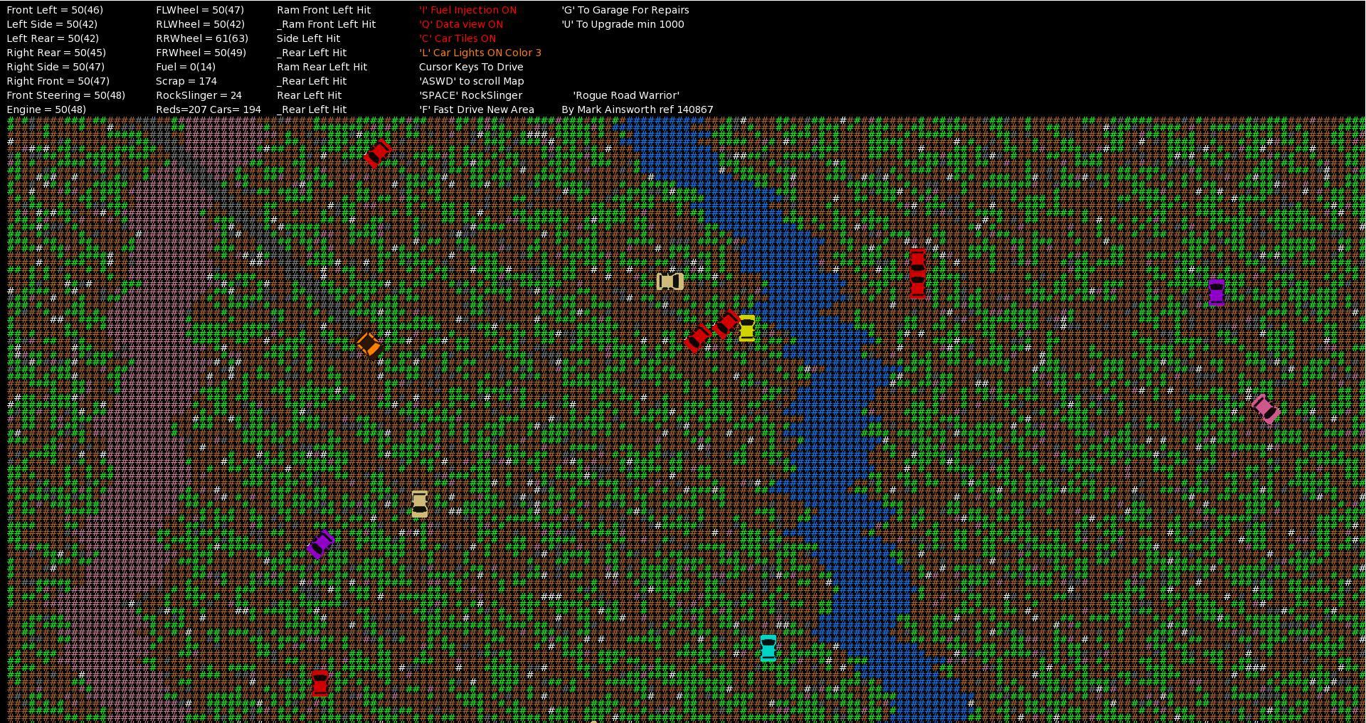 ​Rogue ROAD WARRIOR [Roguelike] (itch) - кадр 1