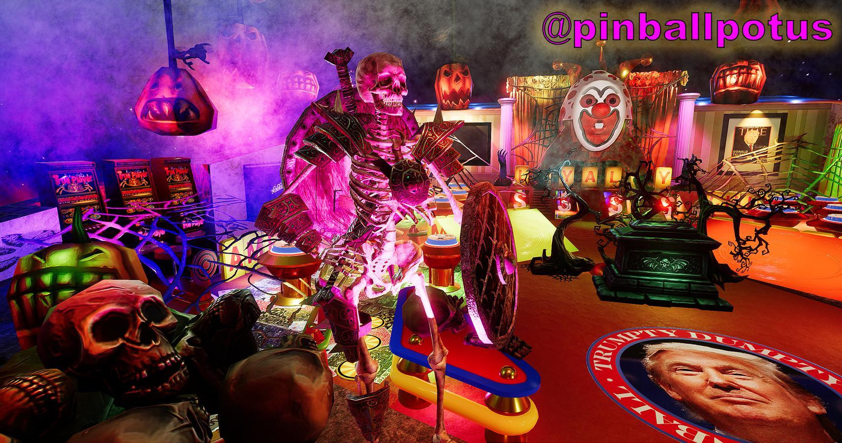 Trumpty Dumpty POTUS Pinball Special Halloween Edition (itch) - кадр 5