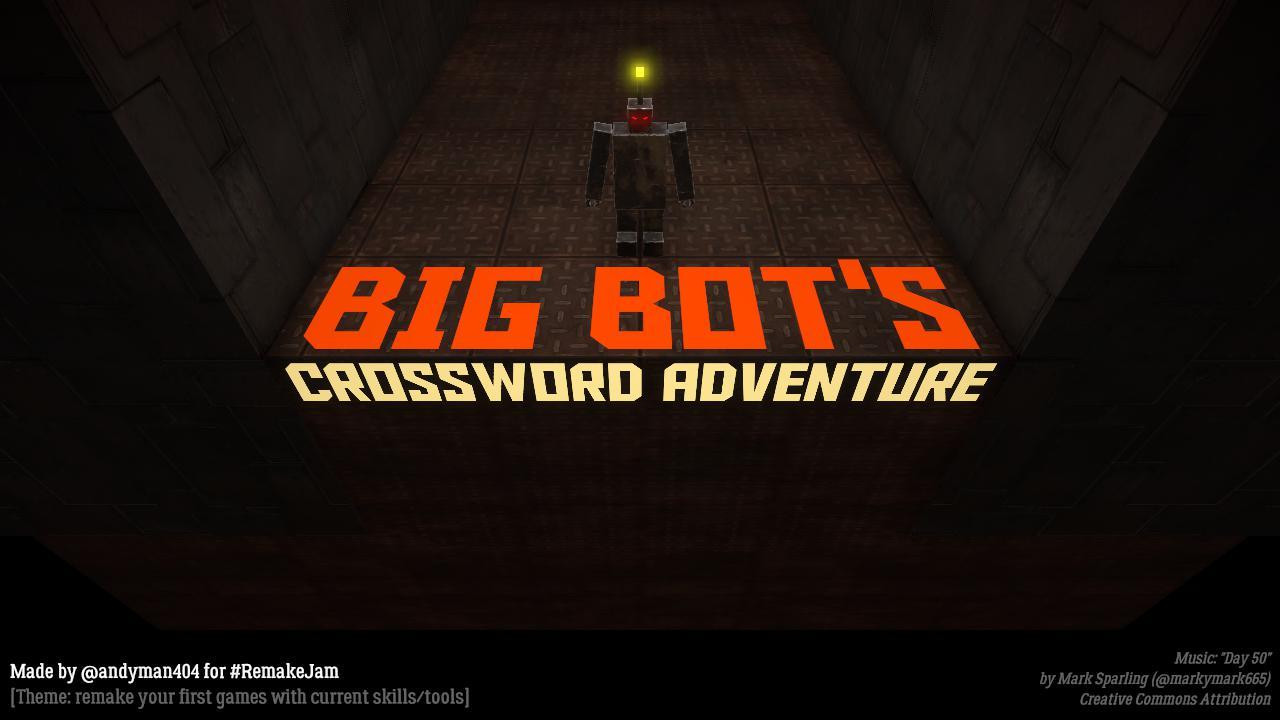 Big Bot's Crossword Adventure (itch) - кадр 2