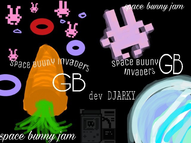 Space bunny invaders GB (itch) - кадр 1