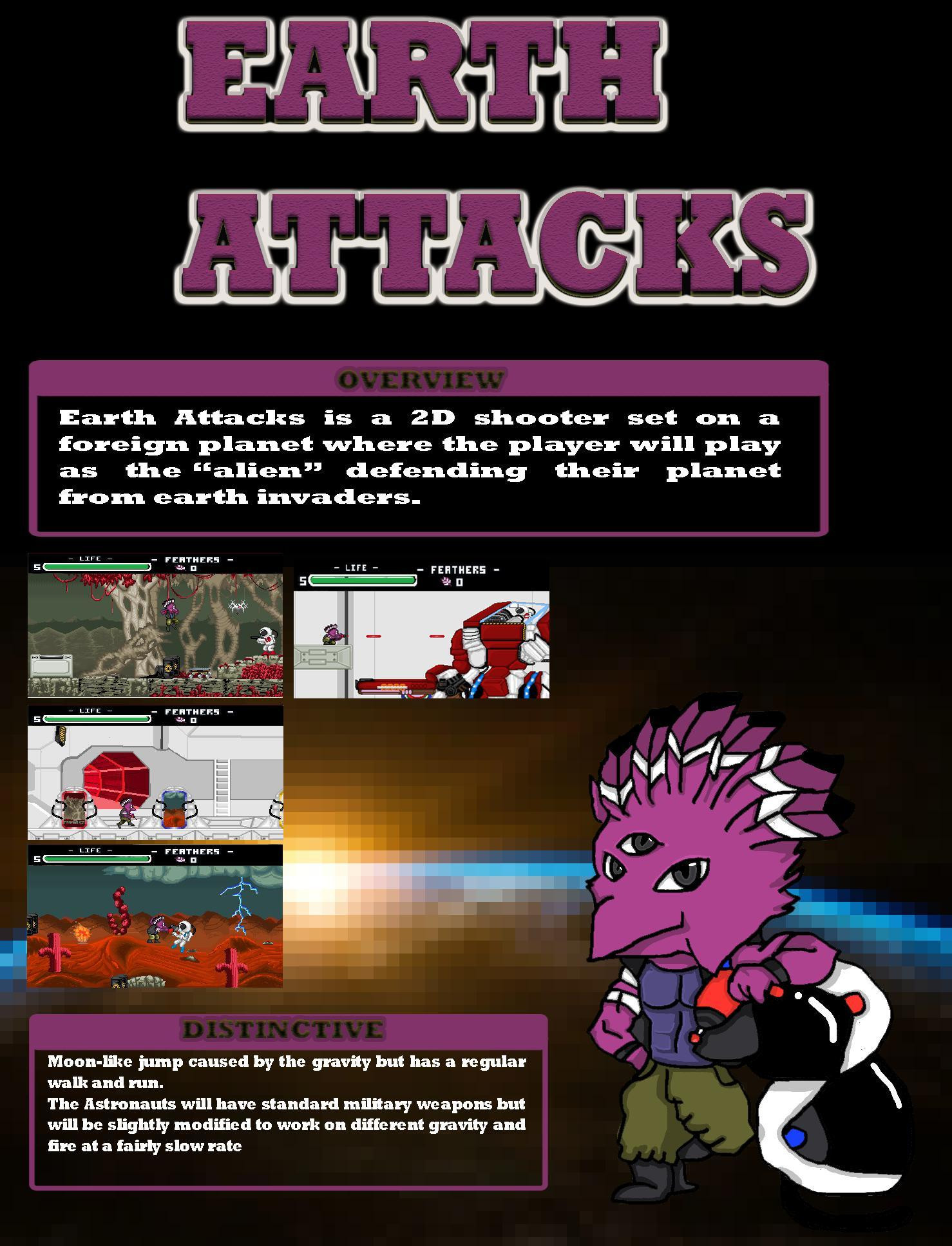 Earth Attacks (Daniel Gregoire) (itch) - кадр 1