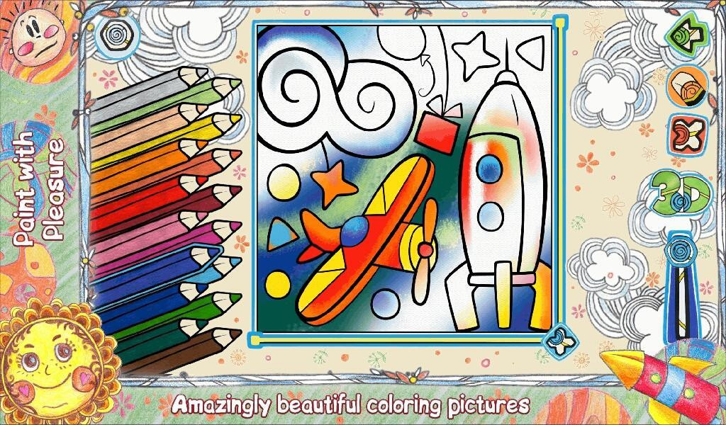 Kids Coloring 3D LiveBook3D (itch) - кадр 4