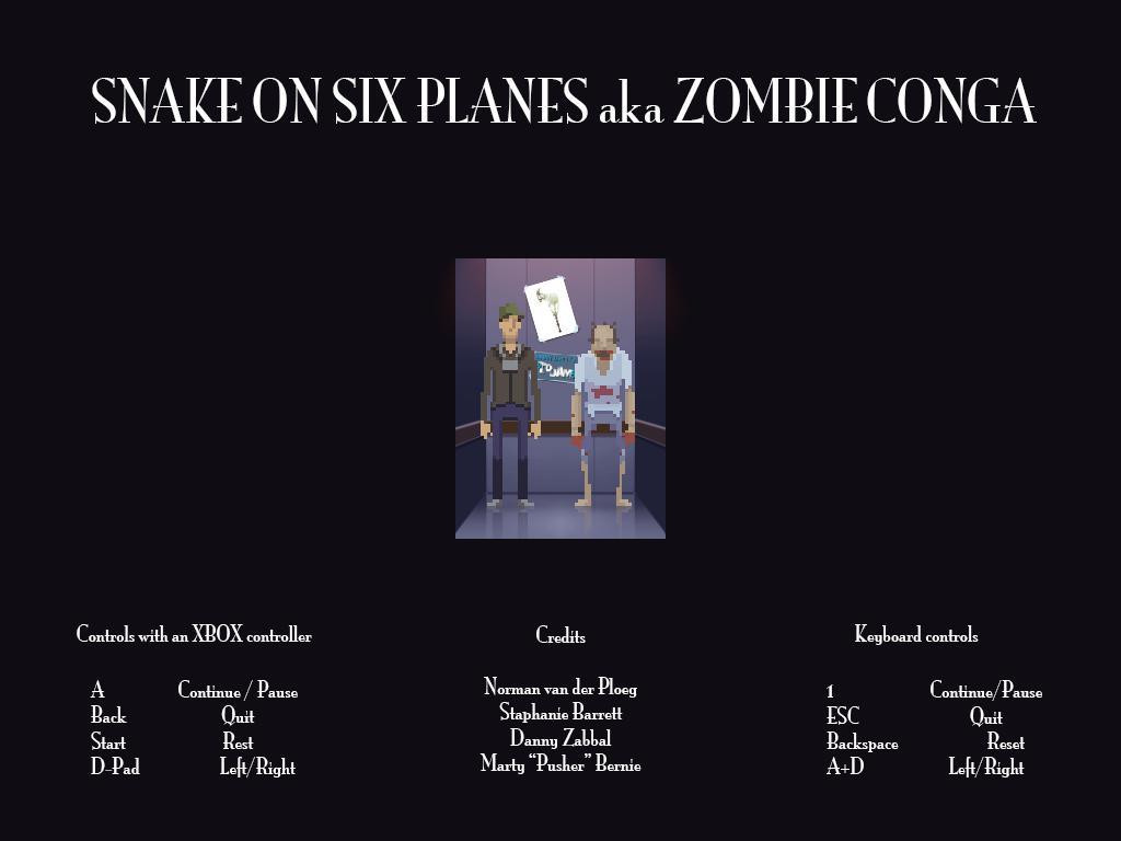 Snake on Six Planes (aka Zombie Conga) (itch) - кадр 3