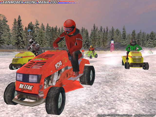 Lawnmower Racing Mania 2007 - кадр 5