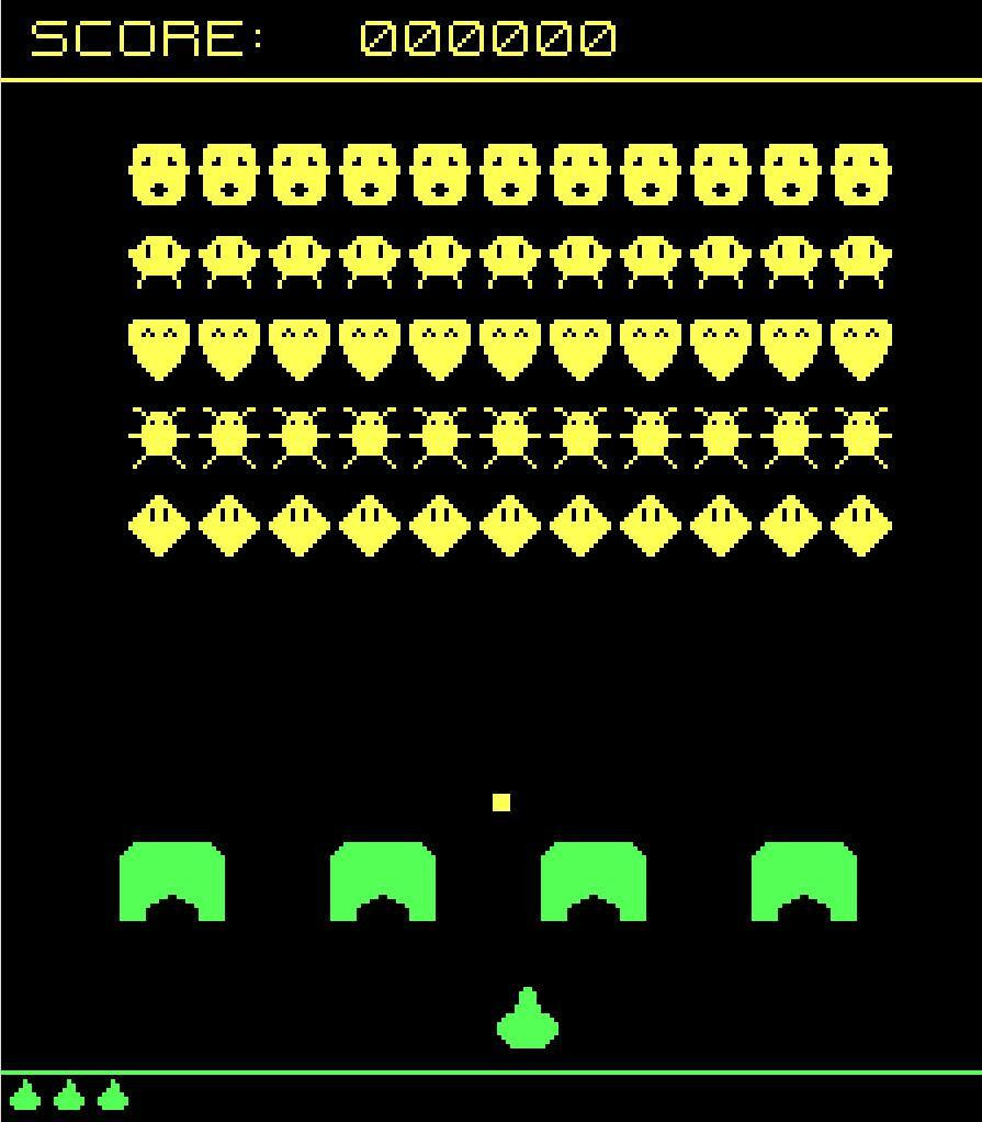 Space Invaders (itch) (Smilex) - кадр 1