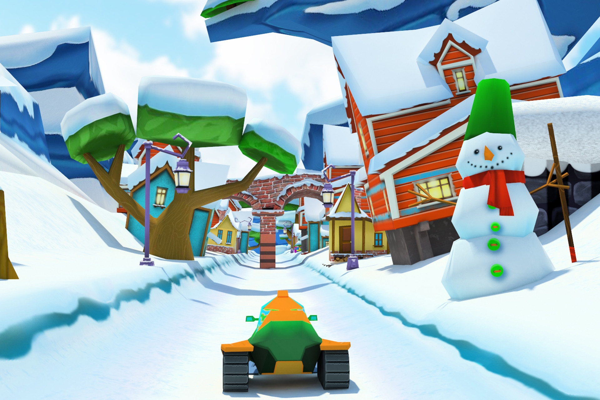 VR Sleigh Simulator - Cardboard - кадр 4