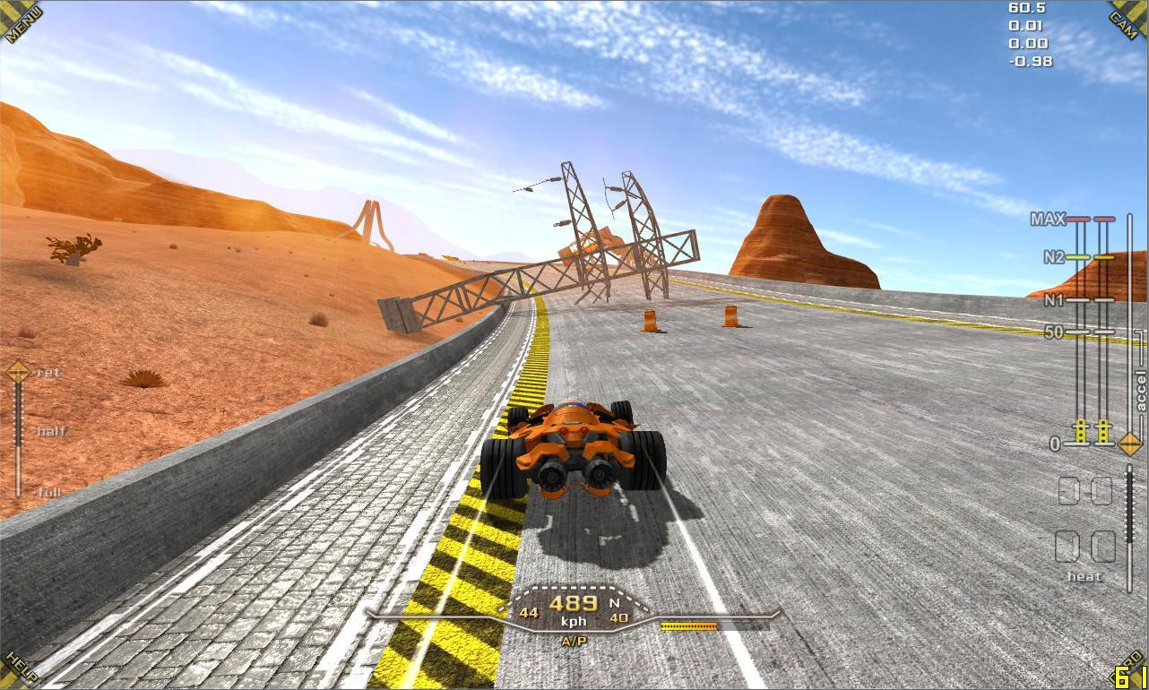 Jet Racing Extreme Web (itch) - кадр 6