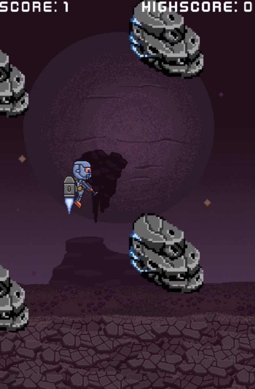 Flappy Space (rickmartin) (itch) - кадр 1