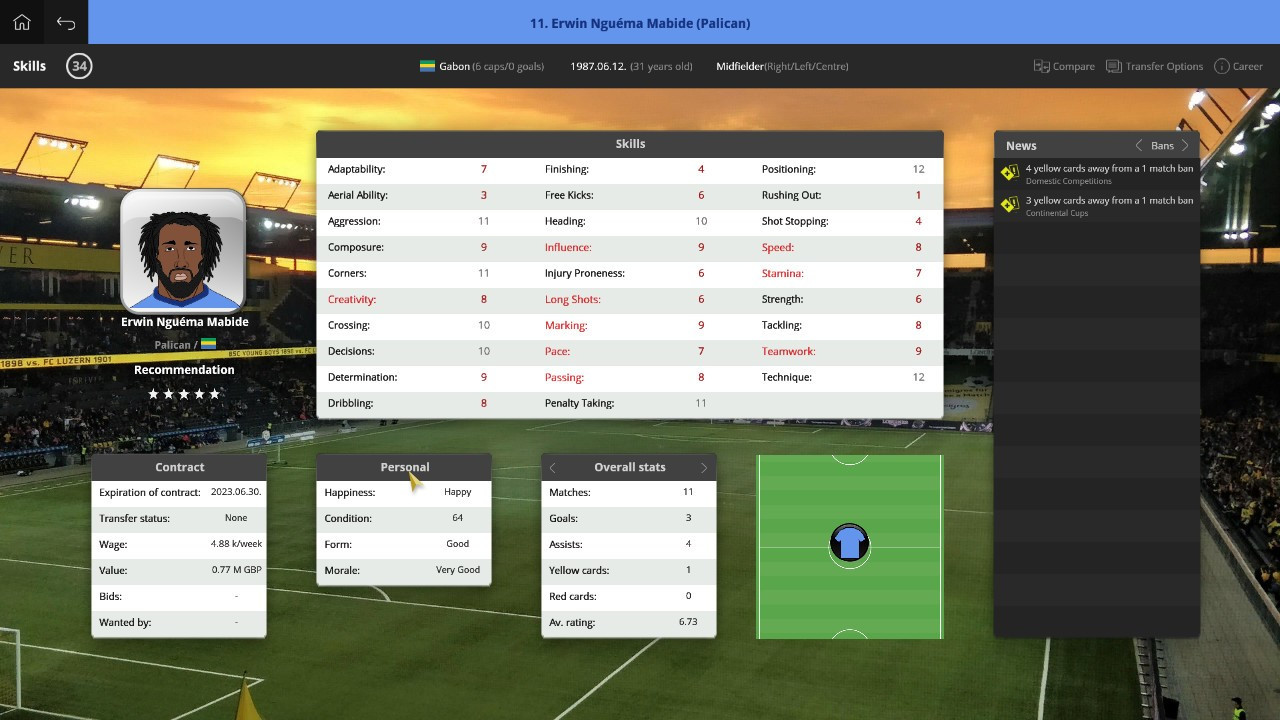 Global Soccer Manager 2019 - кадр 12