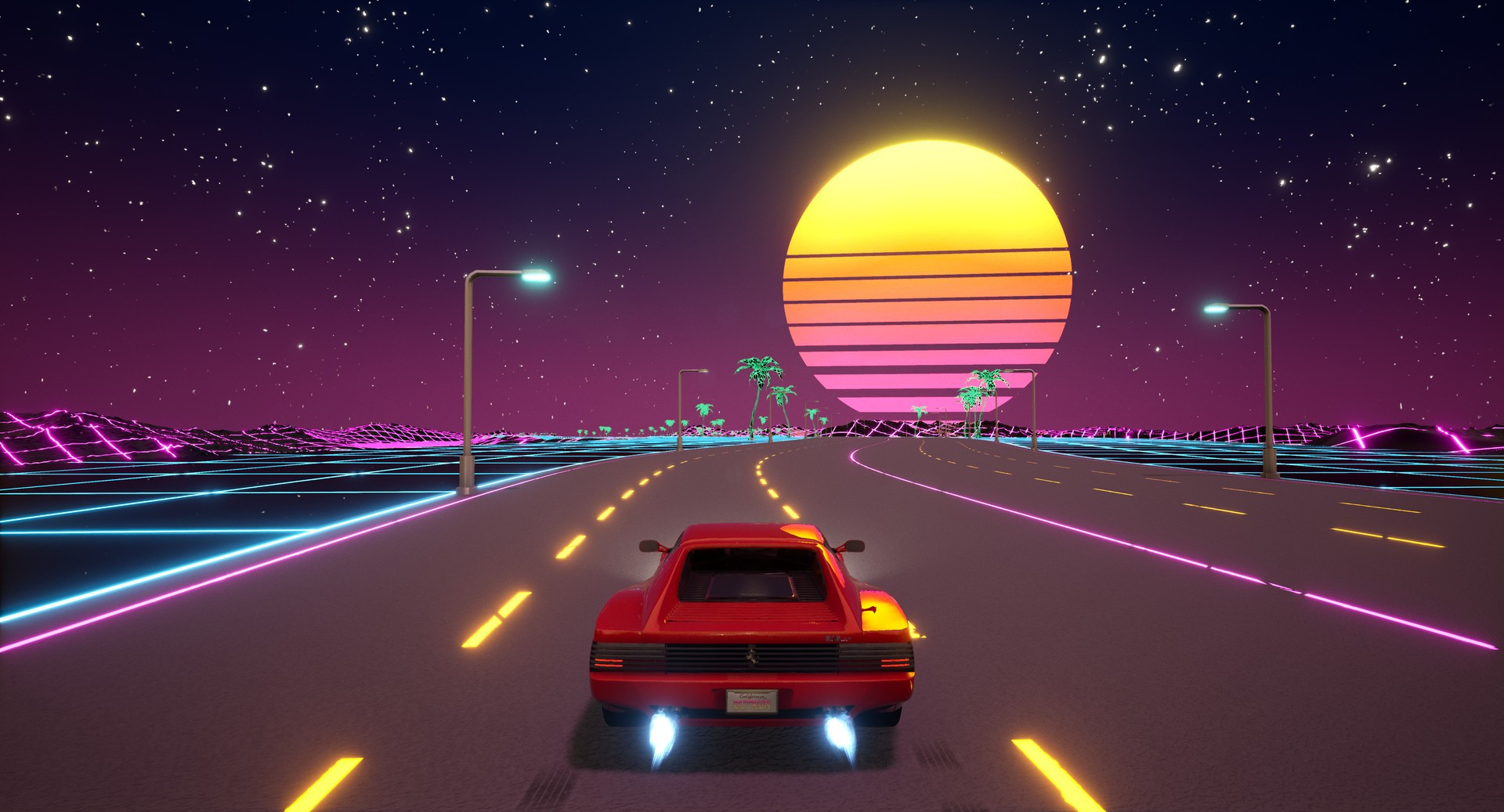 Cyber OutRun - кадр 7