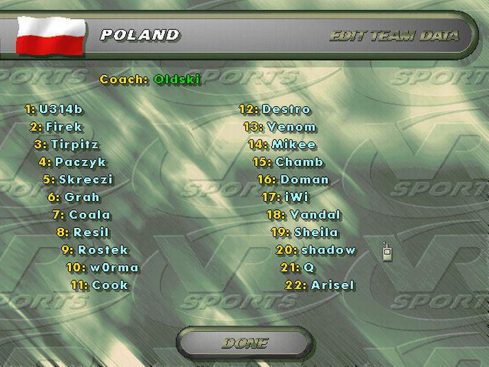 VR Soccer '96 - кадр 2
