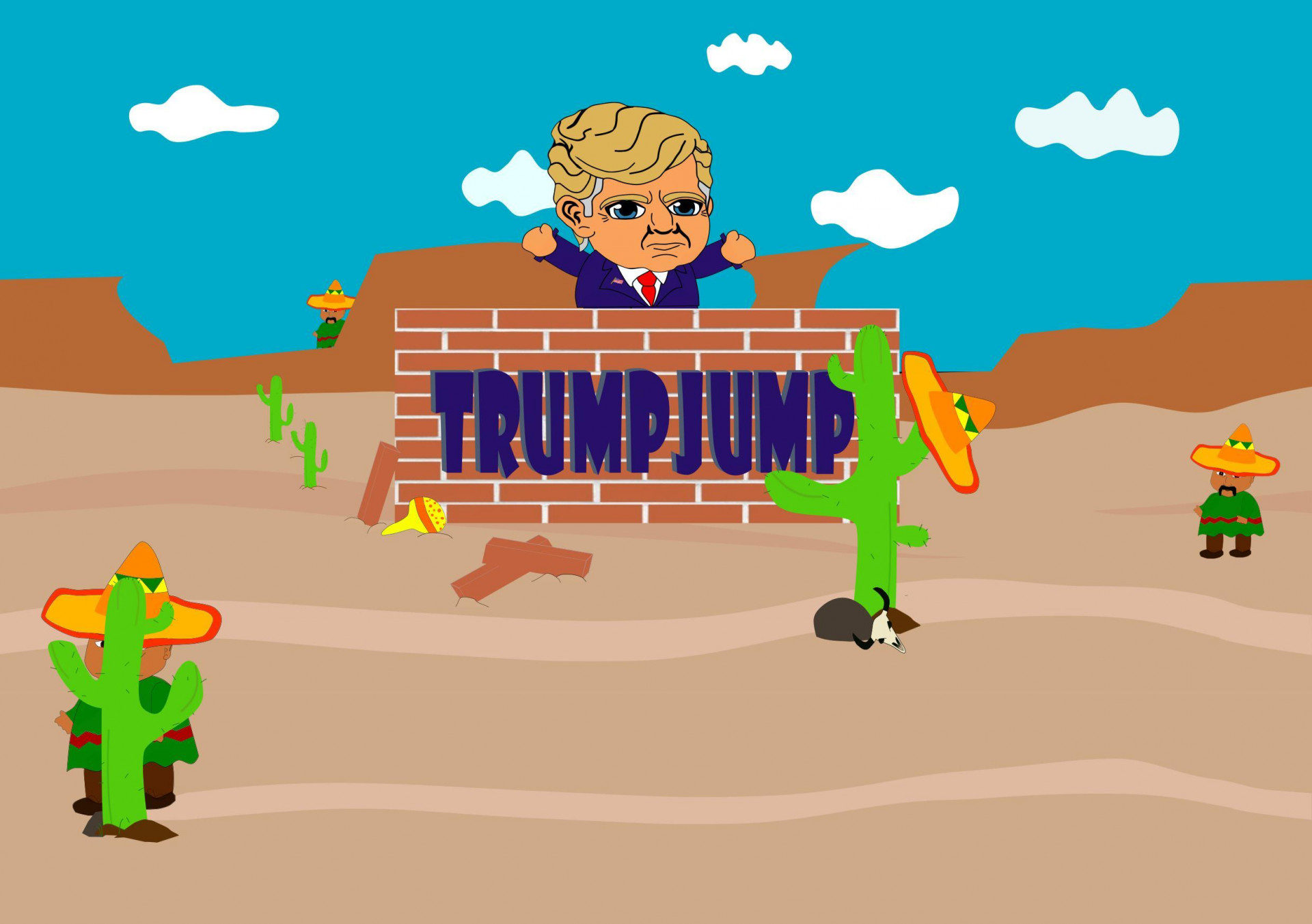 Trump Jump (ergje) (itch) - кадр 1