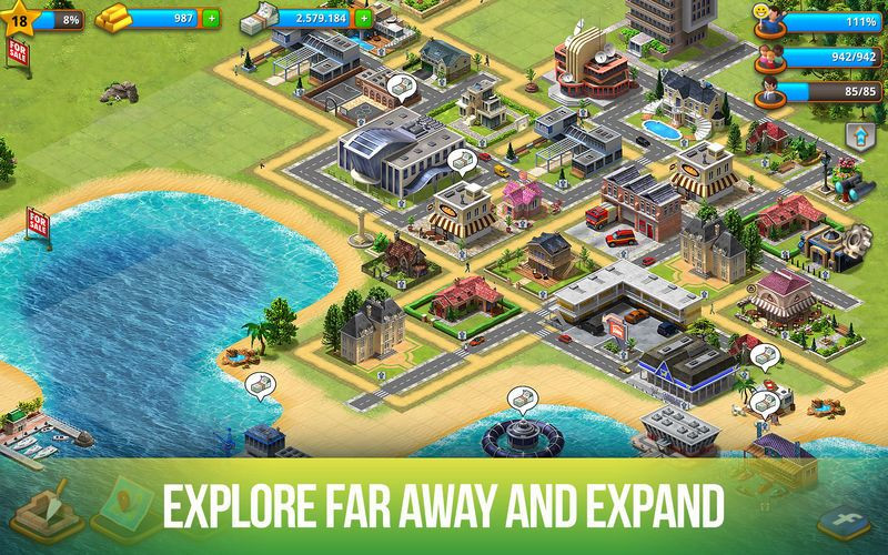Paradise City Island Sim Town - кадр 3
