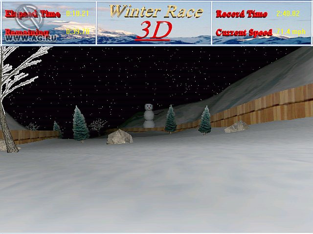 Winter Race 3D - кадр 2