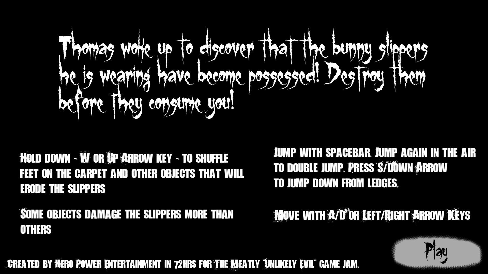 Thomas and the Evil Bunny Slippers (itch) - кадр 3