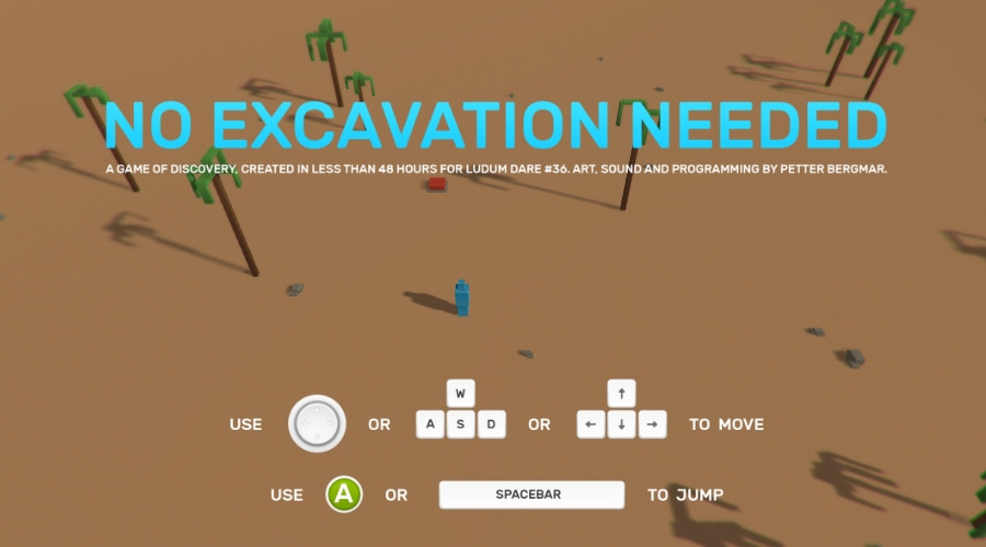 No Excavation Needed (Ludum Dare #36) (itch) - кадр 1