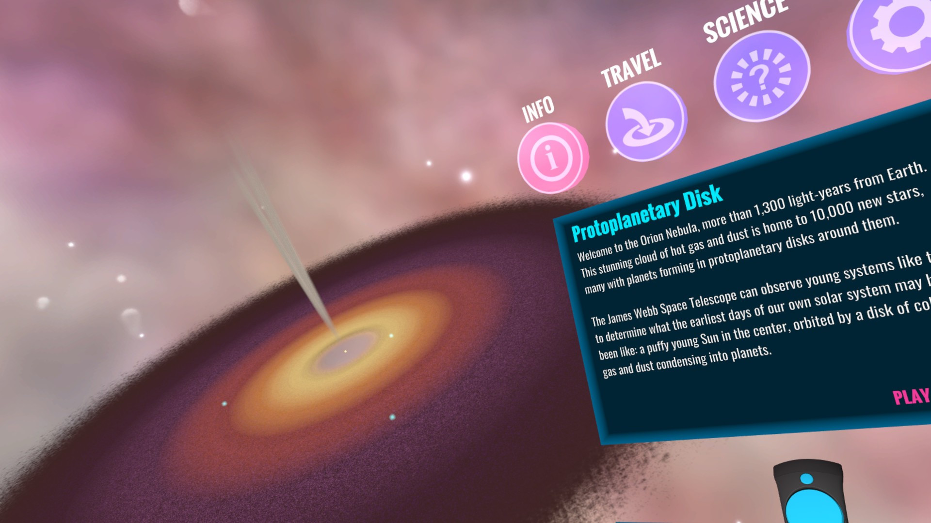WebbVR: The James Webb Space Telescope Virtual Experience - кадр 9