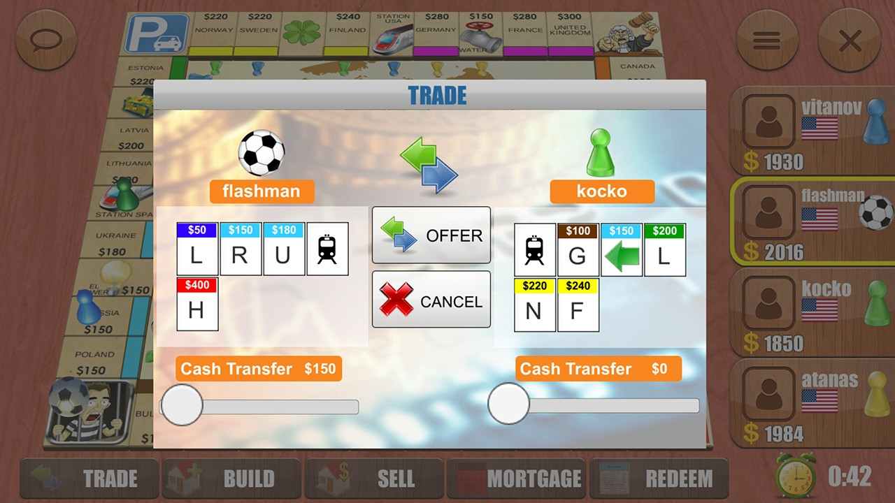 Rento - Online monopoly game (itch) - кадр 6