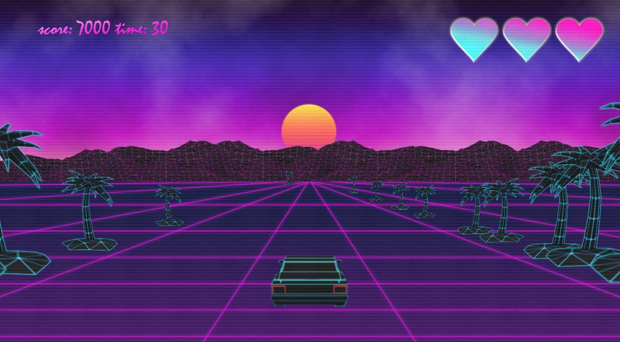 Ride the Synthwave (itch) - кадр 2