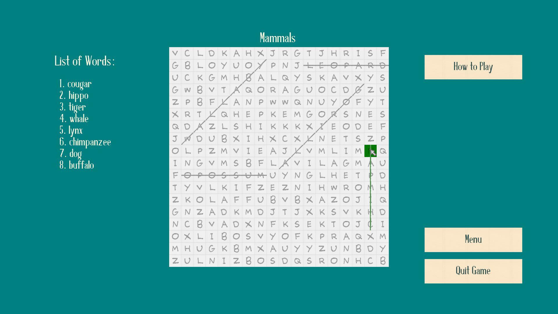 Word Search (itch) (Jono) - кадр 1