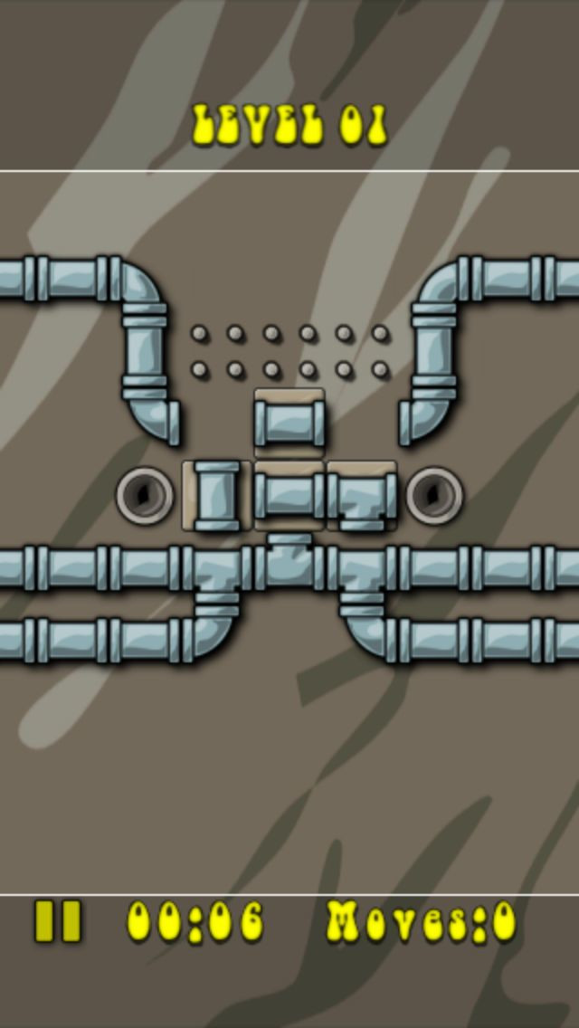 Pipe Man Free - Dream Logic Puzzle Pipeline Game for iPhone - кадр 3