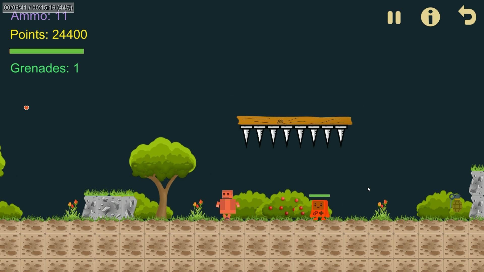 Orange Explorer - Classic Retro Puzzle Platformer (itch) - кадр 7