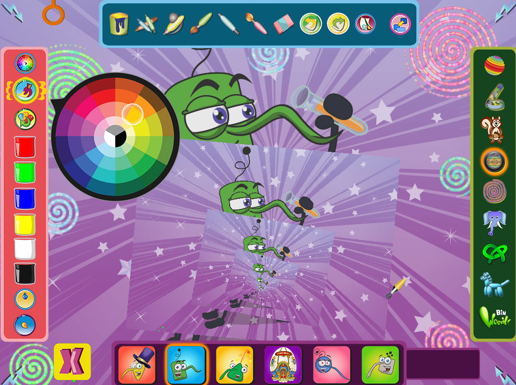 Bin Weevils Arty Arcade - кадр 8