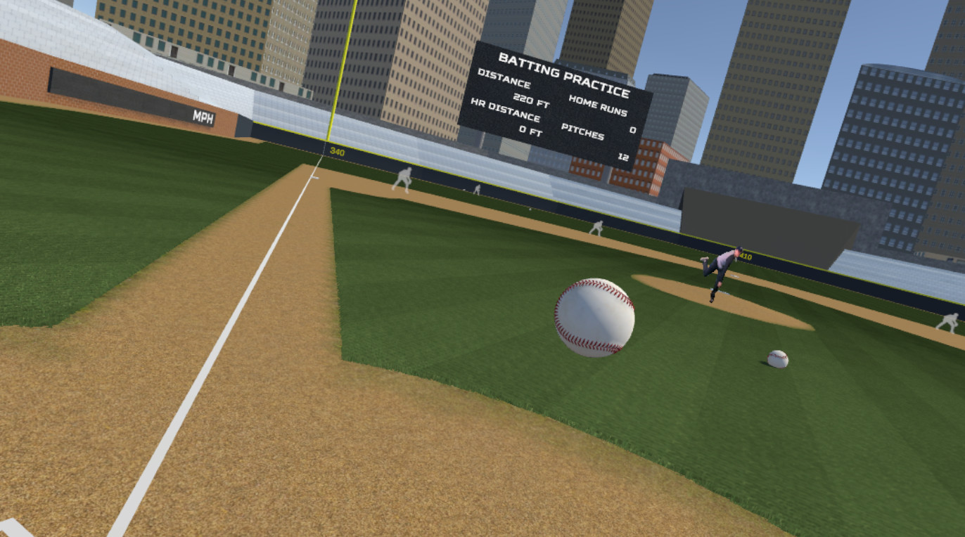 Big Hit VR Baseball - кадр 5