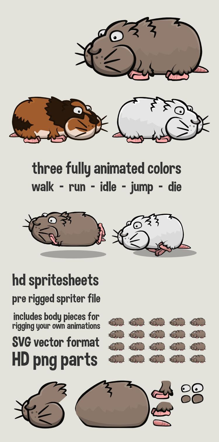 Animated lemming (itch) - кадр 1