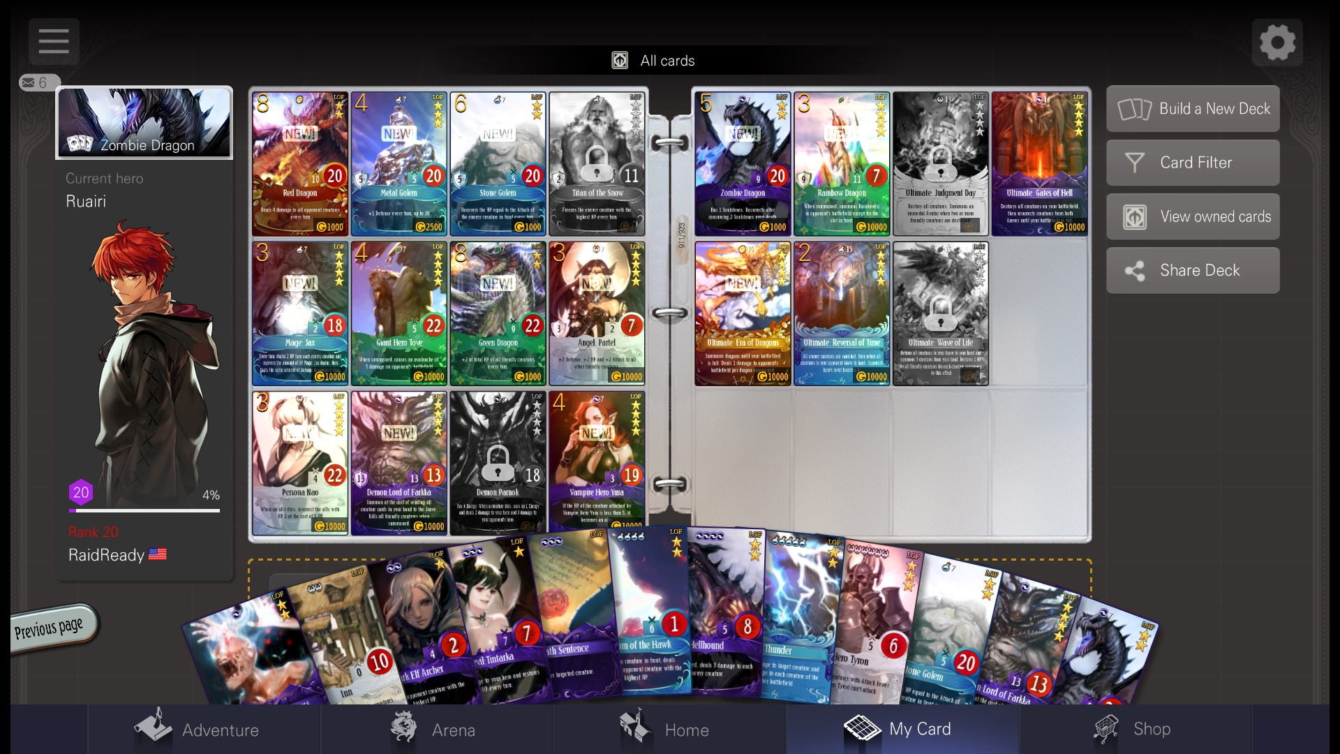 Duel of Summoners: The Mabinogi Trading Card Game - кадр 6