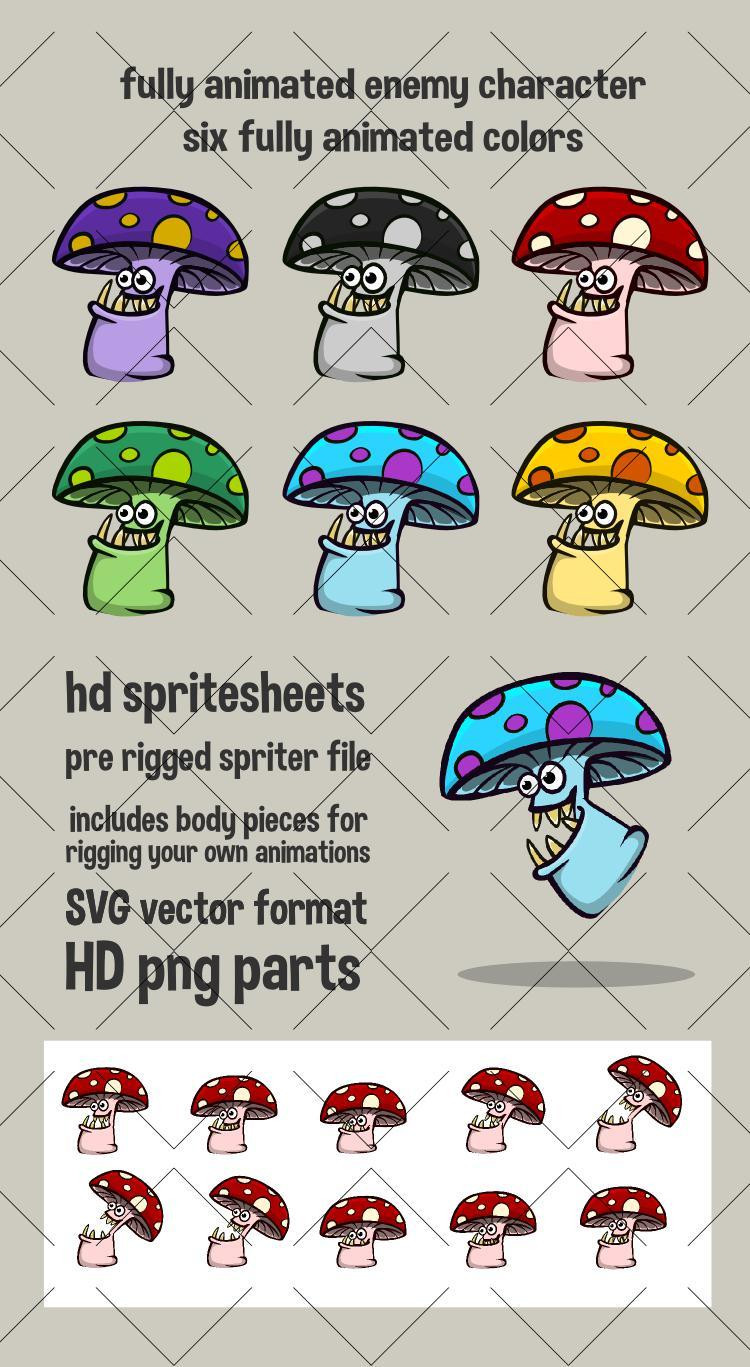 Evil mushroom 1 (itch) - кадр 1