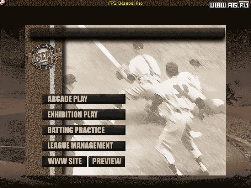 Front Page Sports: Baseball Pro '98 - кадр 14