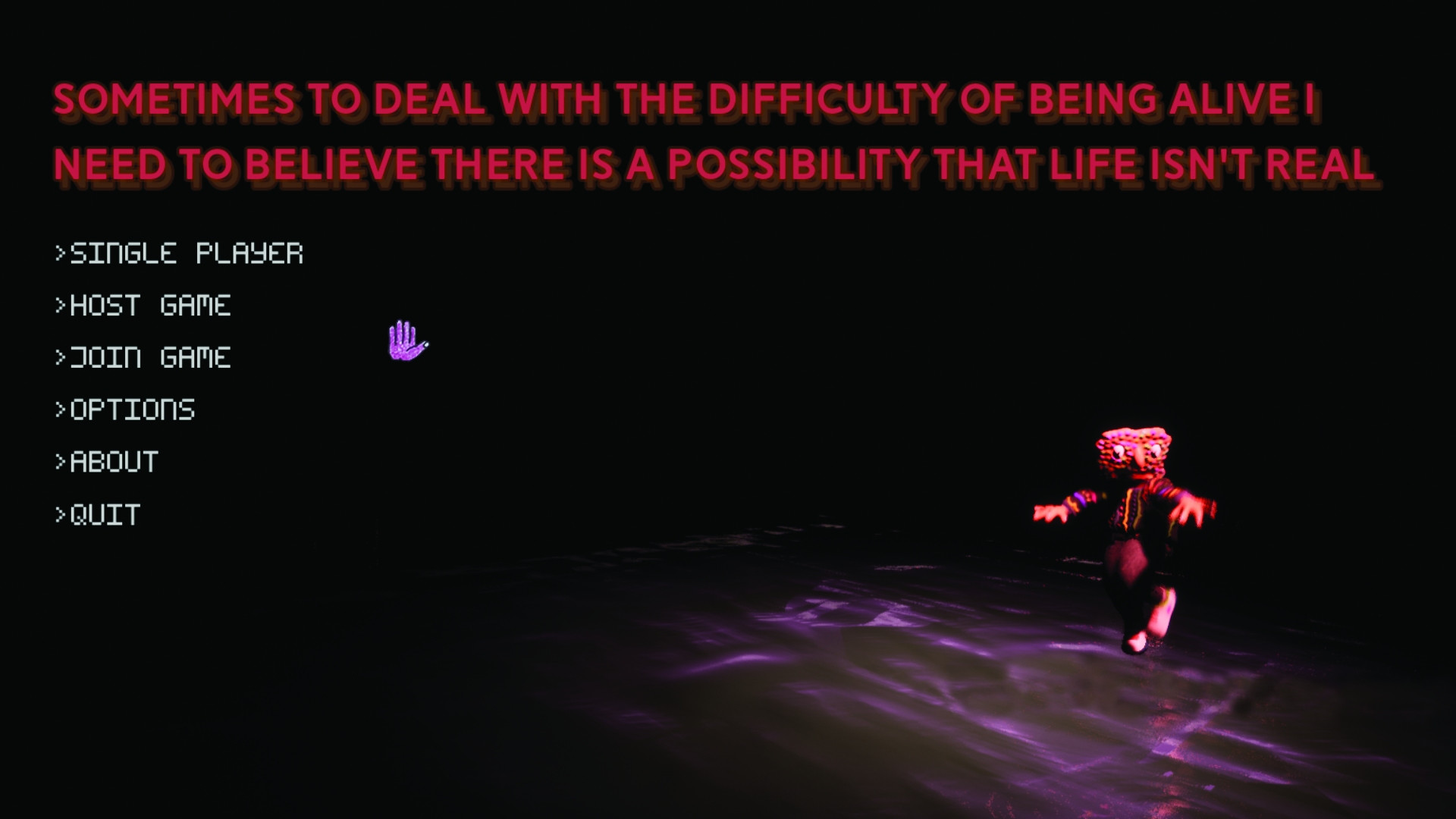 Sometimes to Deal With the Difficulty of Being Alive... (itch) - кадр 2