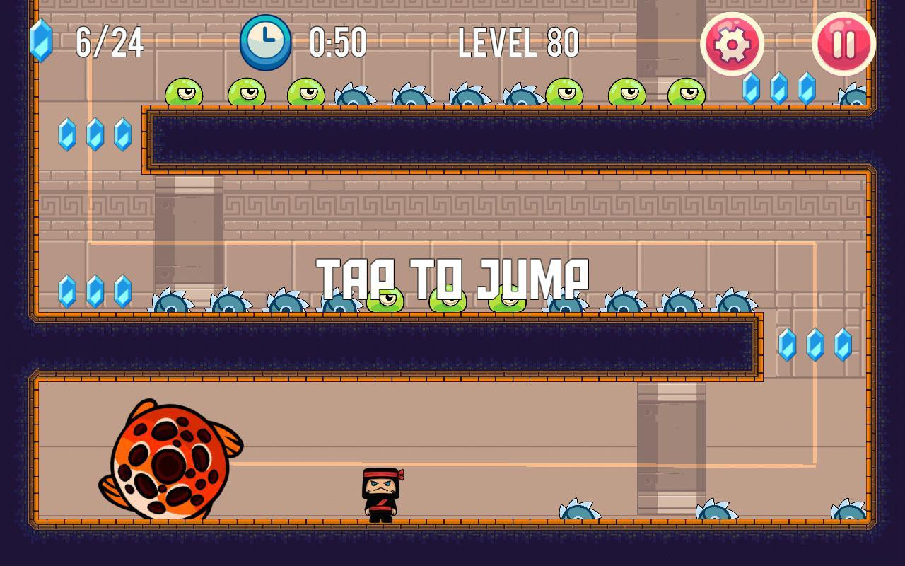 Power Ninja - arcade platformer (itch) - кадр 4