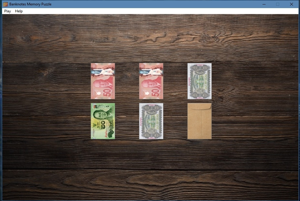 Banknotes Memory Puzzle (itch) - кадр 2