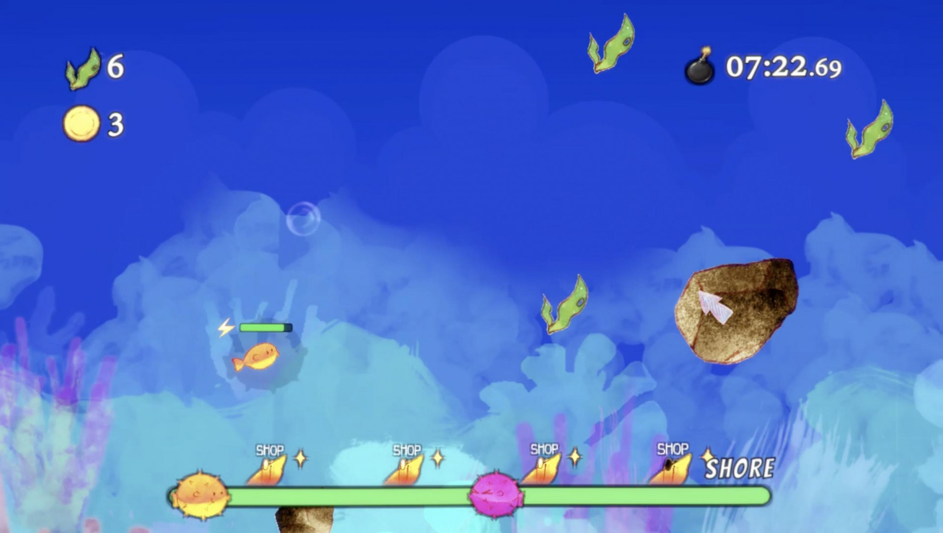 Saving Mrs. Pufferfish (itch) - кадр 2