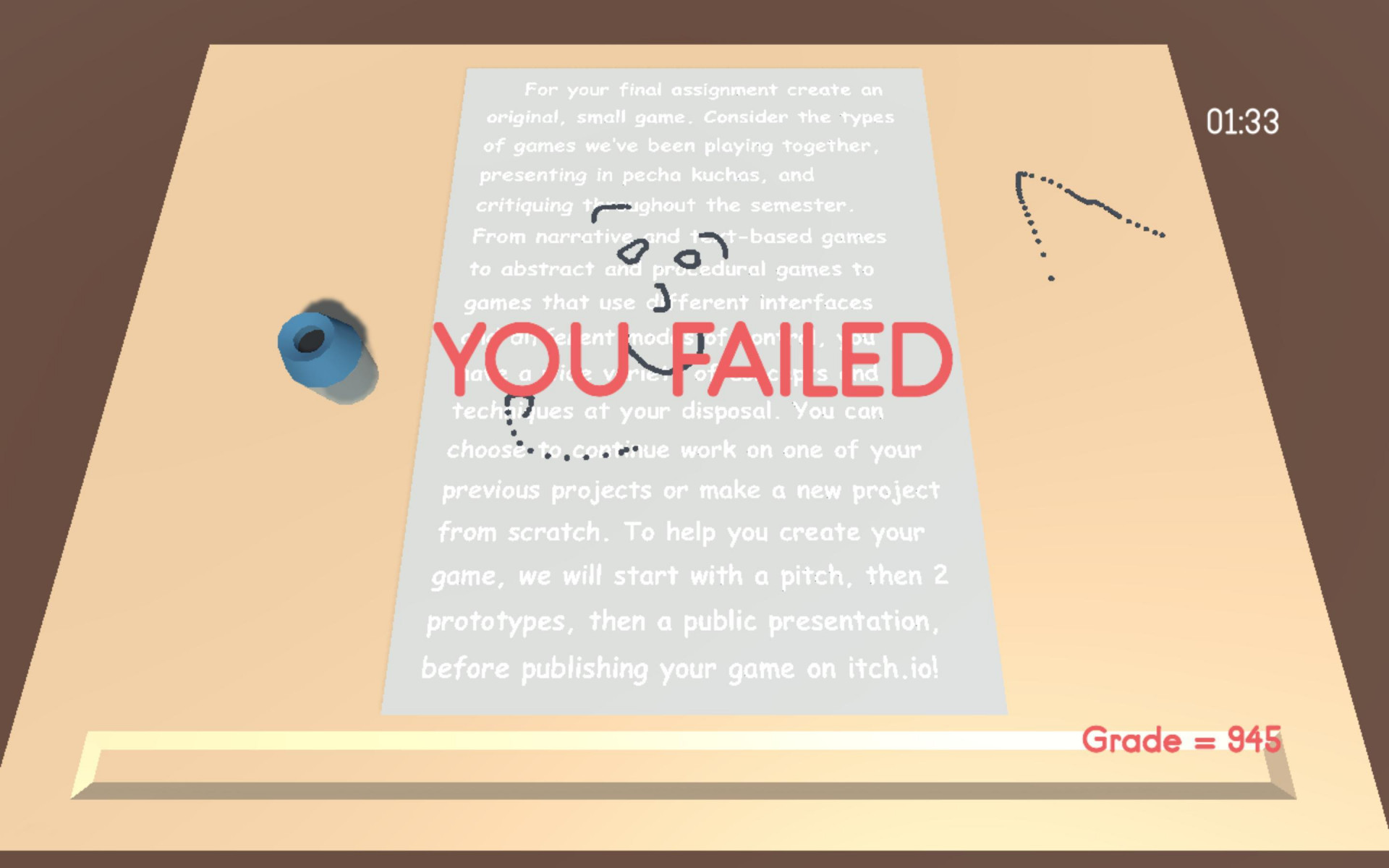 Essay Simulator (itch) - кадр 2