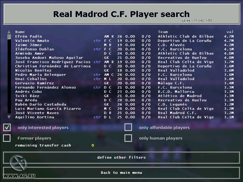 Andreas Osswald’s Championship Soccer 2004-2005 Edition - кадр 9