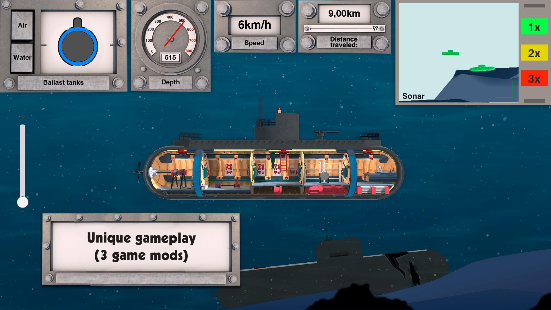 Nuclear Submarine inc - Battleship Simulator (itch) - кадр 2