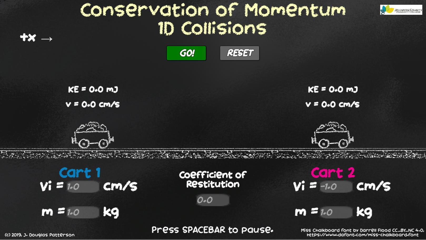 Conservation of Momentum Demo (1D) (itch) - кадр 3