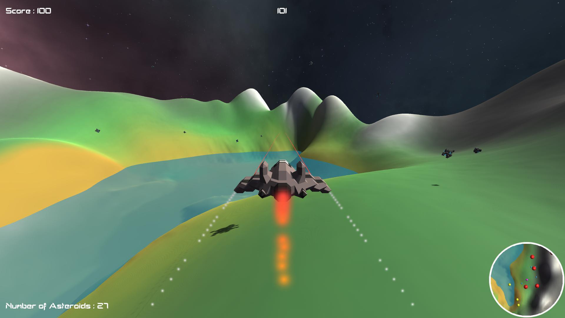 Asteroid 3D (itch) - кадр 4