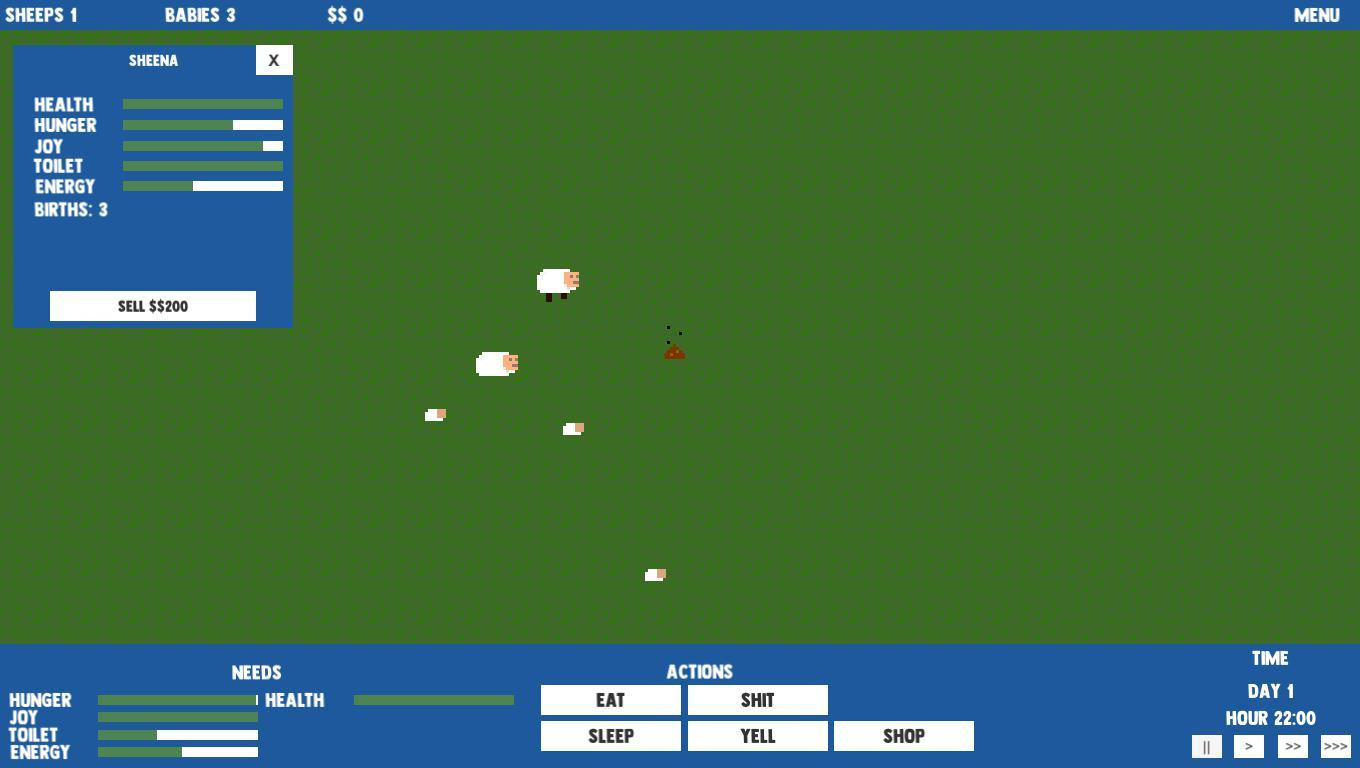 Sheep Sim (itch) - кадр 4
