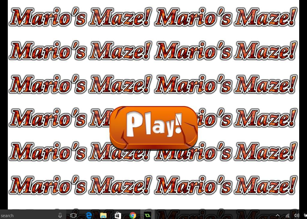 Mario's Maze! (itch) - кадр 1