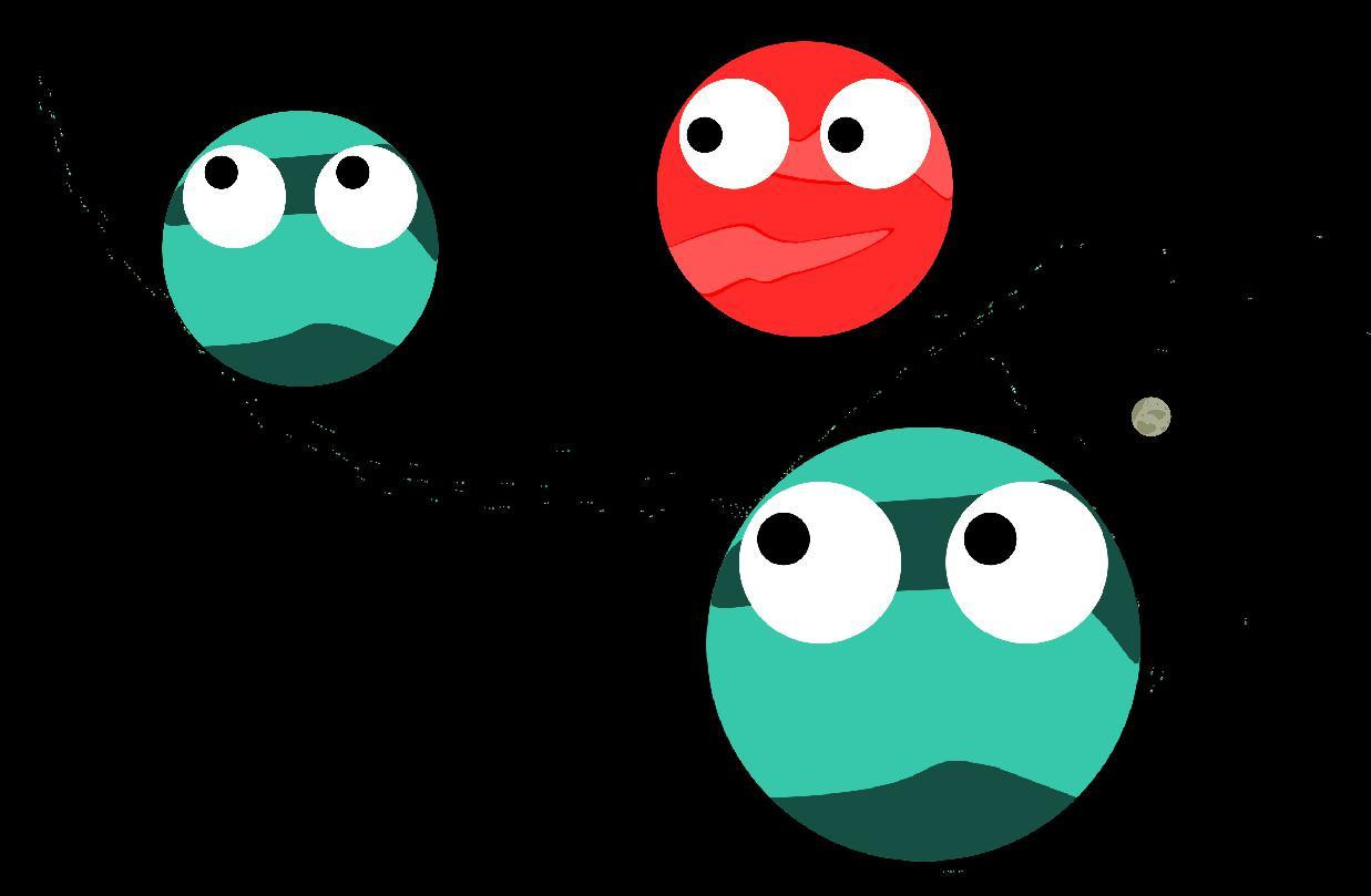 tiny GIANT planets (jam prototype) (itch) - кадр 3