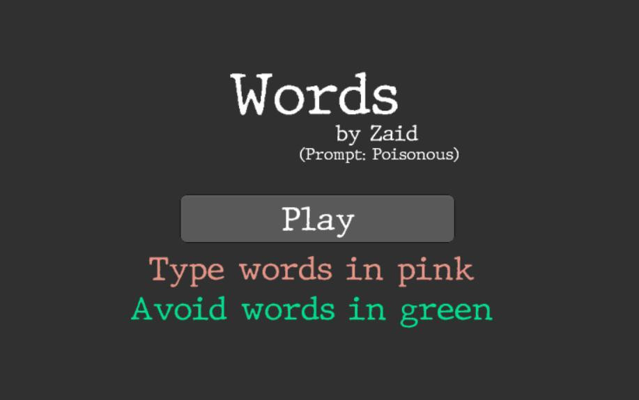 Words (itch) - кадр 1