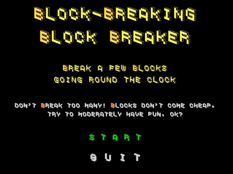 B4 - Block-Breaking Block Breaker (itch) - кадр 3