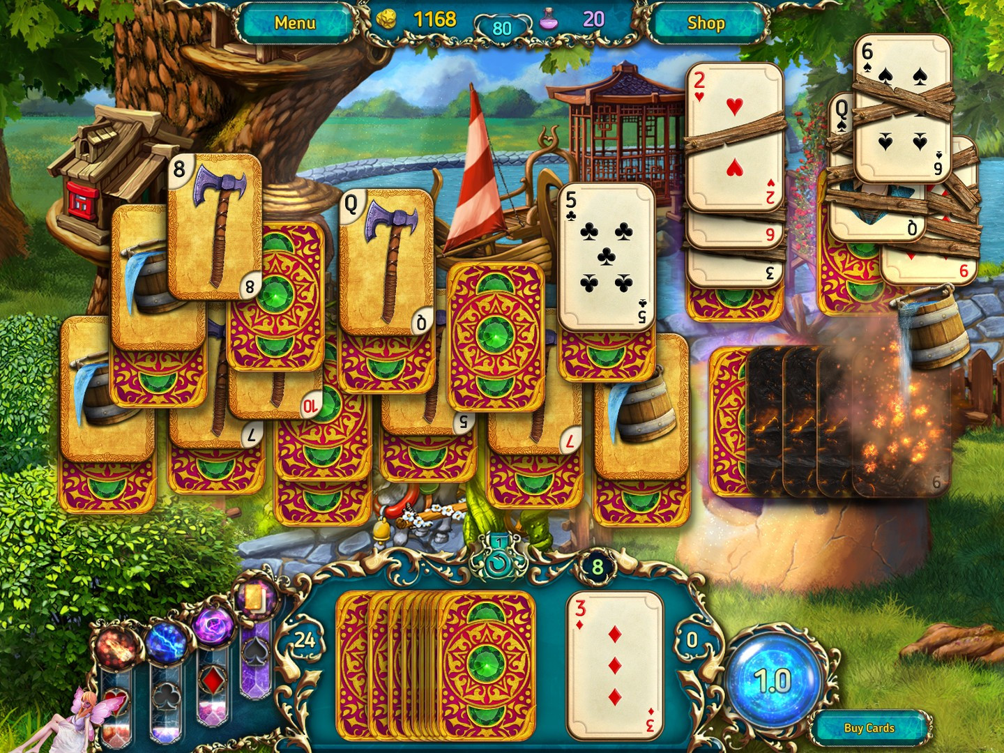 Dreamland Solitaire: Dragon's Fury - кадр 5
