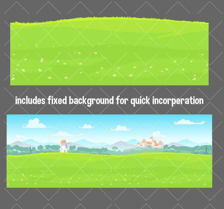 Grass background kit (itch) - кадр 2
