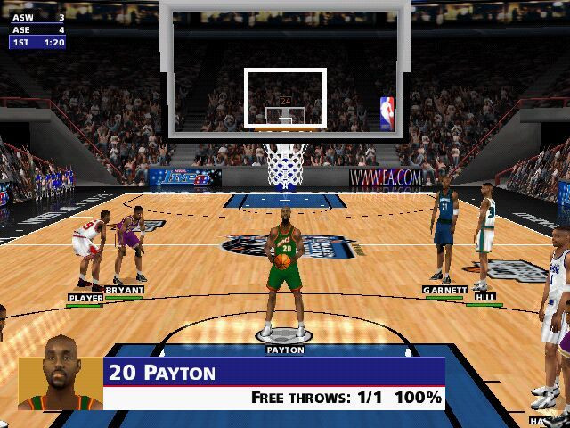 NBA Live 99 - кадр 7