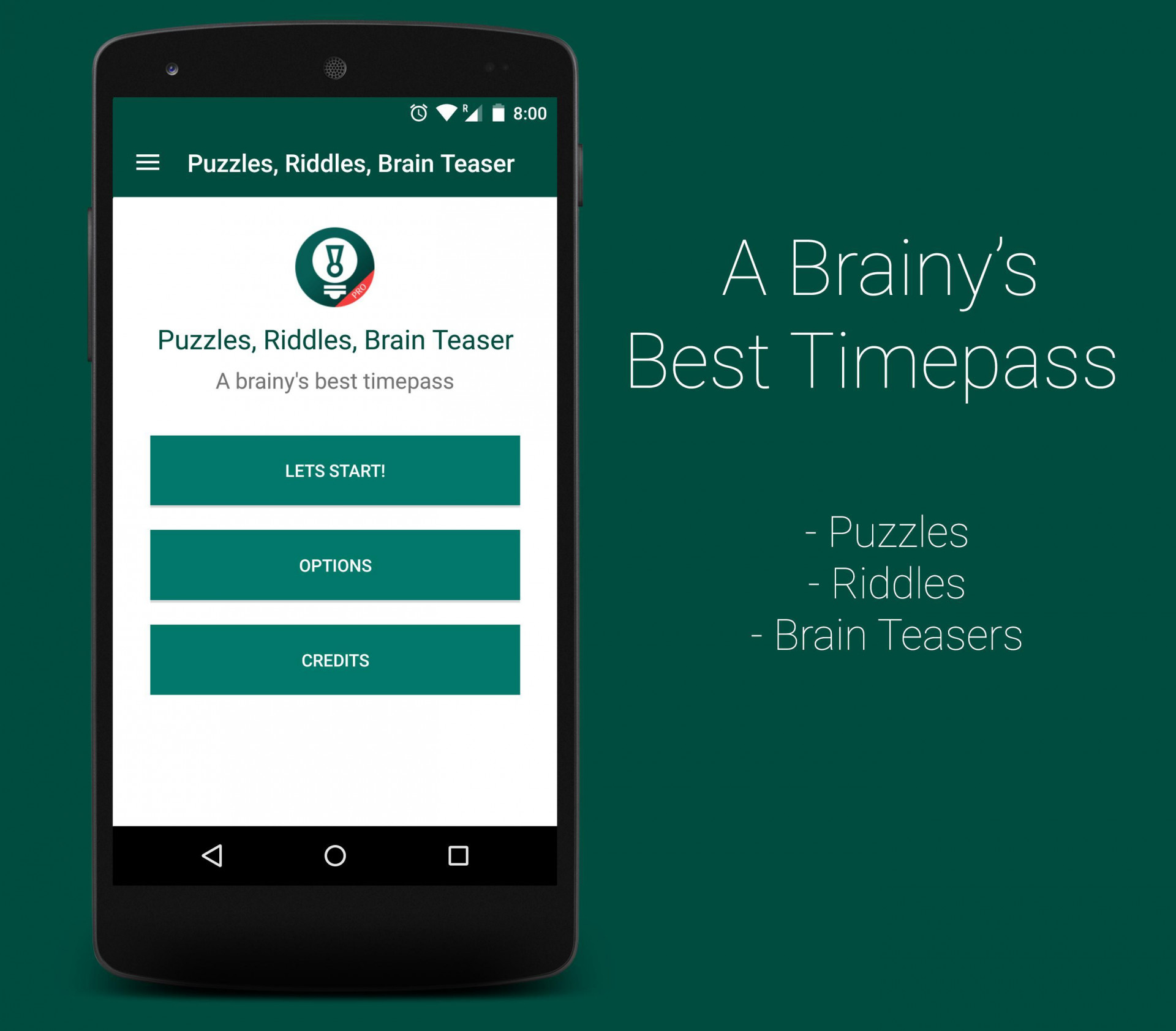 Puzzles, Riddles, Brainteasers - Pro (itch) - кадр 11